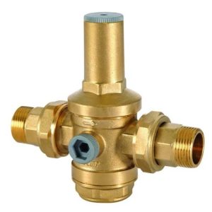 Riduttore di pressione acqua a pistone con attacchi bocchettone MM da 1/2″ ICMA