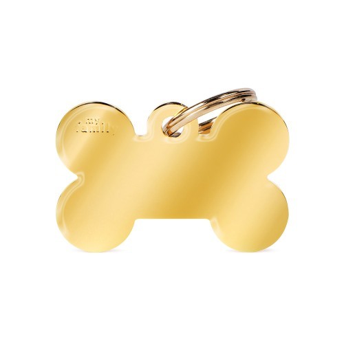 Medaglietta Basic Osso Grande in Ottone