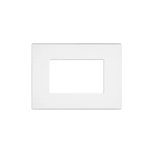 Placca Tecnopolimero Spazzolato T3-Joy 3P Bianco  M5003SL-1 comp. Matix