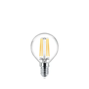 Century Lampada LED MINI GLOBO FILAMENTO 6W E14 2700K – Luce Calda 490 Lumen – INH1G-061427