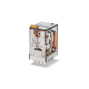 Relè Finder 55.34 12 V DC 7 A 4PDT – Relè industriale serie 55 | 553480120054