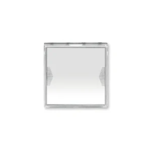 Pulsante targhetta portanome,AVE Domus S44, N.A. 1P 10A illuminabile - 2 Mod. 441005TP/2