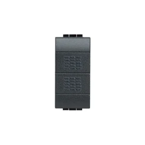 Pulsante Doppio Bticino Living 2x 1P NO 10 A 250 V – L4036