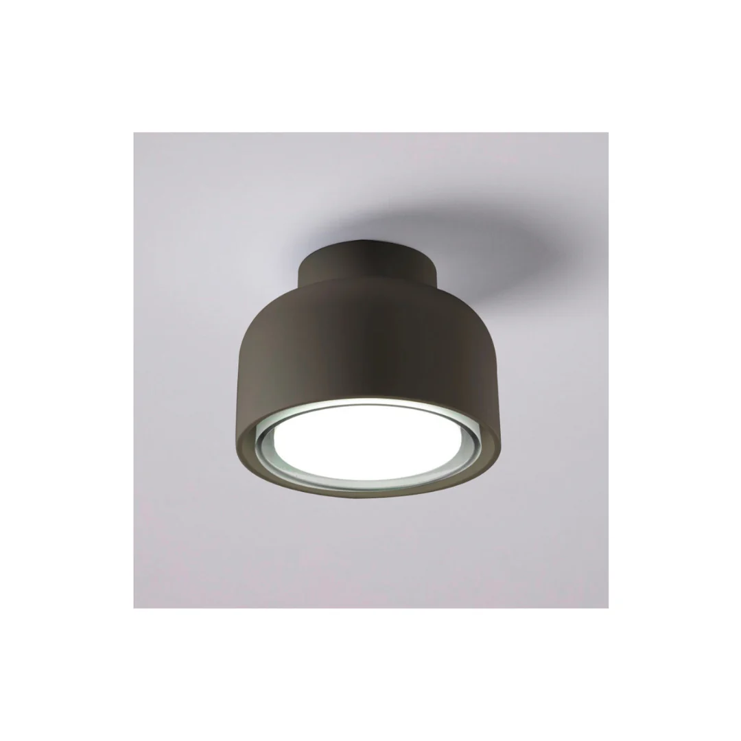 Applique / Plafoniera Bottone Bronzo 1x12W GX53 – Vivida SKU PLS002.20.BZ - immagine 2