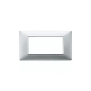 Placca 4M argento opaco Plana 14654.20