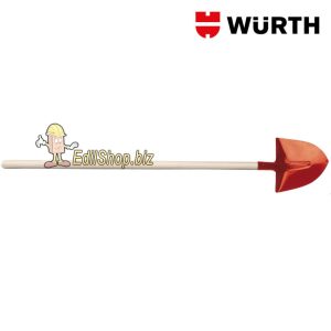 Badile in Acciaio TEMPERATO CON MANICO a Punta Lunghezza tot 163 cm WURTH