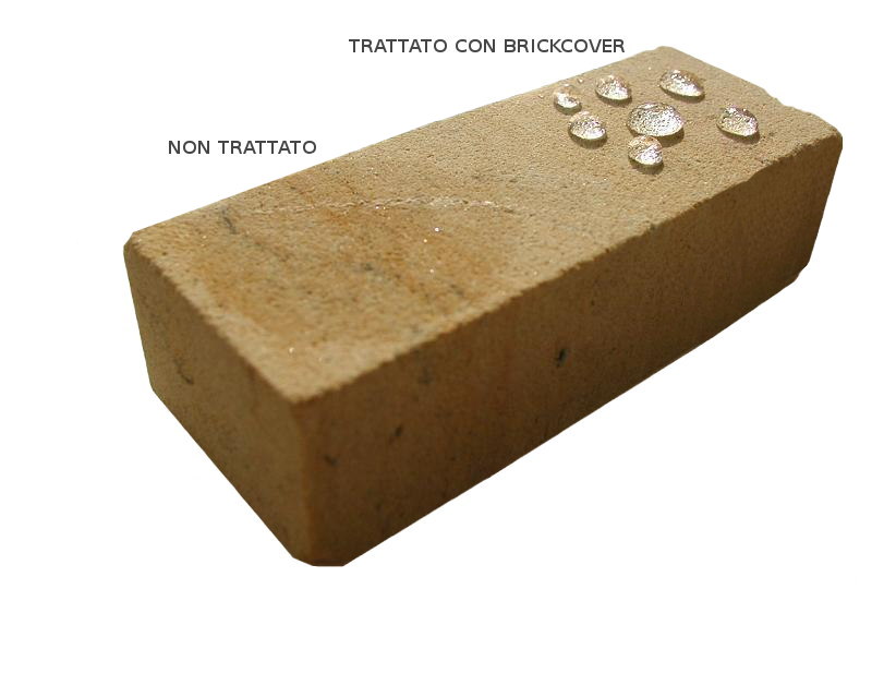 Protezione Idrorepellente Antidegrado Impermeabile Antimuffa Traspirante Trasparente BRICKCOVER Kg 1 – 5 - immagine 3