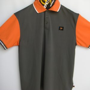 Polo Tekno Dunlop Grigio/Arancio Taglia L