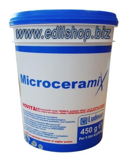 Microceramix tecnologia applicata isolamento. Additivo sfere ceramica per pitture