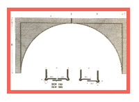 Kit arco semicrcolare 1220