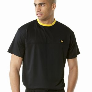 T-Shirt Tekno Dunlop Nero/Giallo Taglia XXL