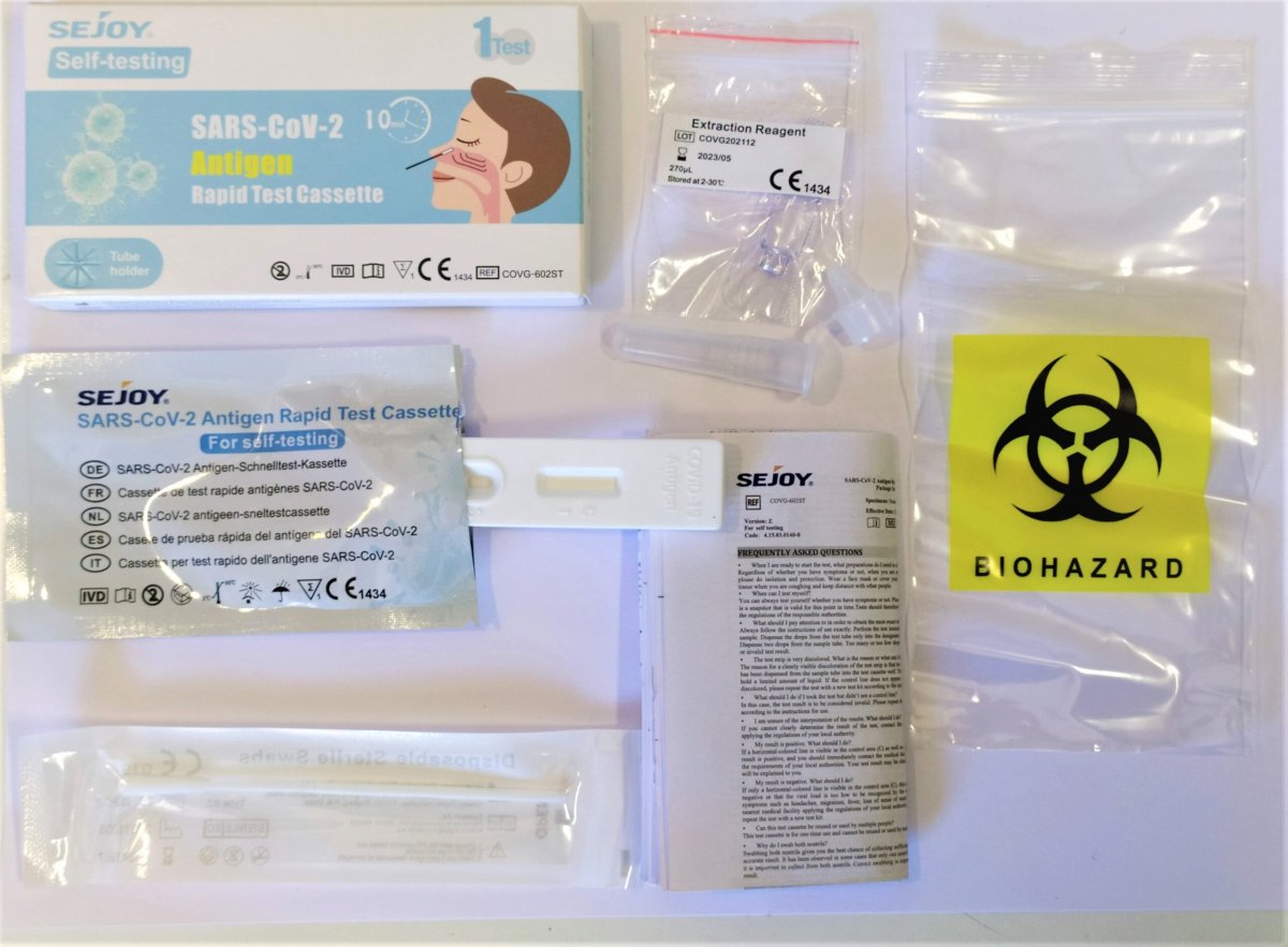 Tampone test rapido singolo SEJOY SARS-COV-2 ANTIGEN-CE- - immagine 5